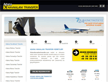 Tablet Screenshot of adanahavaalanitransfer.com